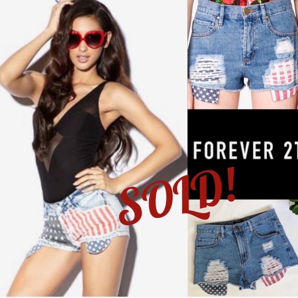 Forever 21 Denim Shorts - Picture 1 of 11